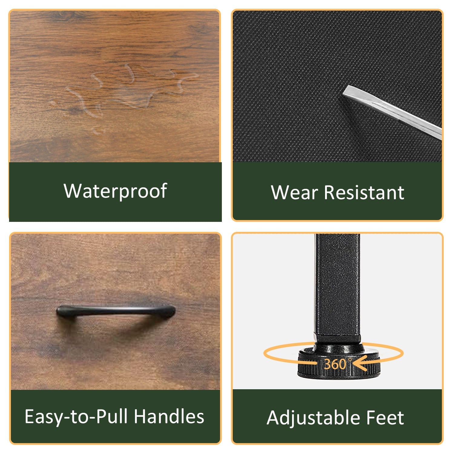 LIFERECORD 12 Drawers Dresser, Fabric Closet Chests Storage Organizer Tower with Wooden Top Metal Frame for Bedroom Living Room Hallway Entryway, Brown