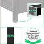 ACCVER Nightstand with 2 Fabric Drawers, Small Dresser, Side Table, End Table, Bedside Table, Night Stands, Small Nightstand, Bedroom