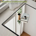 ACCVER 16"x60" Full Length Mirror - Classic Standing Mirror, Durable Aluminum Frame & Tempered Glass, Lean-to or Wall Mount for Bedroom/Dressing Room/Living Room, Rectangle, Black