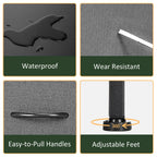 LIFERECORD 6 Drawers Dresser, Fabric Storage Closet Chests Organizer Tower with Wooden Top Metal Frame for Bedroom Living Room Hallway Entryway, Grey