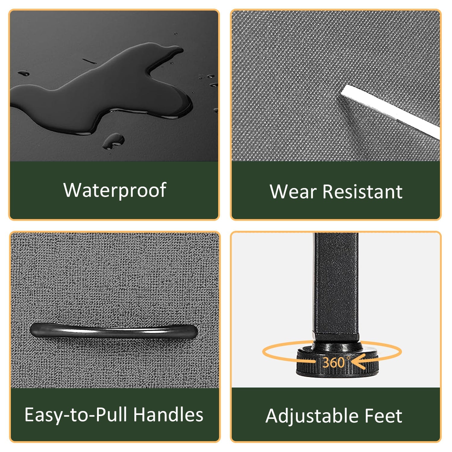 LIFERECORD 6 Drawers Dresser, Fabric Storage Closet Chests Organizer Tower with Wooden Top Metal Frame for Bedroom Living Room Hallway Entryway, Grey