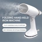 LIFERECORD 1200W Handheld Steamer for Clothes, 35-Second Heat Up, 20g/min Powerful Steam, Dual Mode Dry & Steam Iron, Foldable Garment Steamer for Travel, Home Use