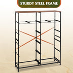 ACCVER Dresser for Bedroom 12 Storage drawer, Fabric Closet Chests Organizer Tower with Wooden Top Metal Frame for Living Room Hallway Entryway