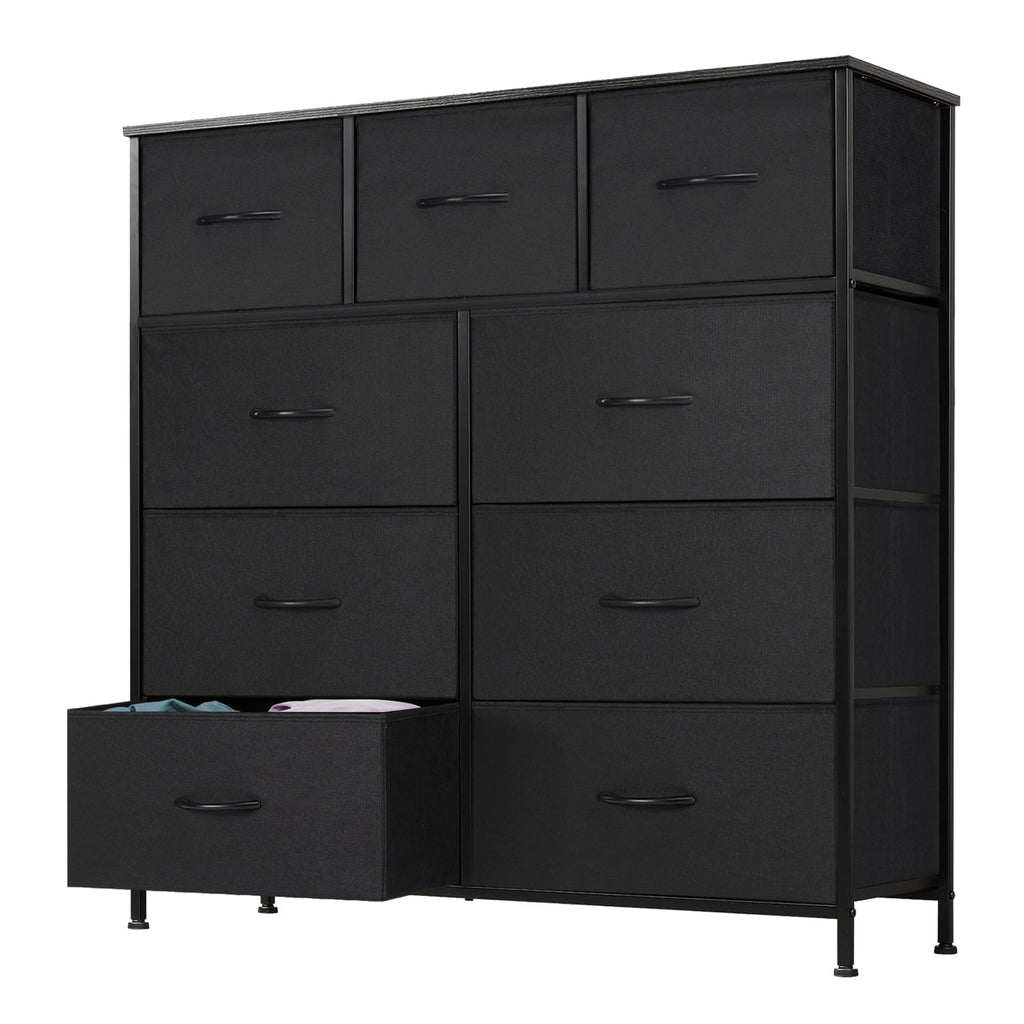 Airdown Dresser with Fabric Drawers, Multi-Purpose Nightstand and Storage Organizer for Adult and Child, Chest of Drawers for Bedroom, Closet, Living Room, Hallway