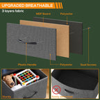 ACCVER Dresser for Bedroom 4 Storage drawer, Fabric Closet Chests Organizer Tower with Wooden Top Metal Frame for Living Room Hallway Entryway