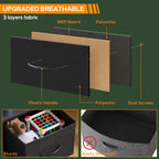 ACCVER Dresser for Bedroom 4 Storage drawer, Fabric Closet Chests Organizer Tower with Wooden Top Metal Frame for Living Room Hallway Entryway