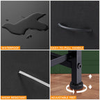 ACCVER Dresser for Bedroom 4 Storage drawer, Fabric Closet Chests Organizer Tower with Wooden Top Metal Frame for Living Room Hallway Entryway