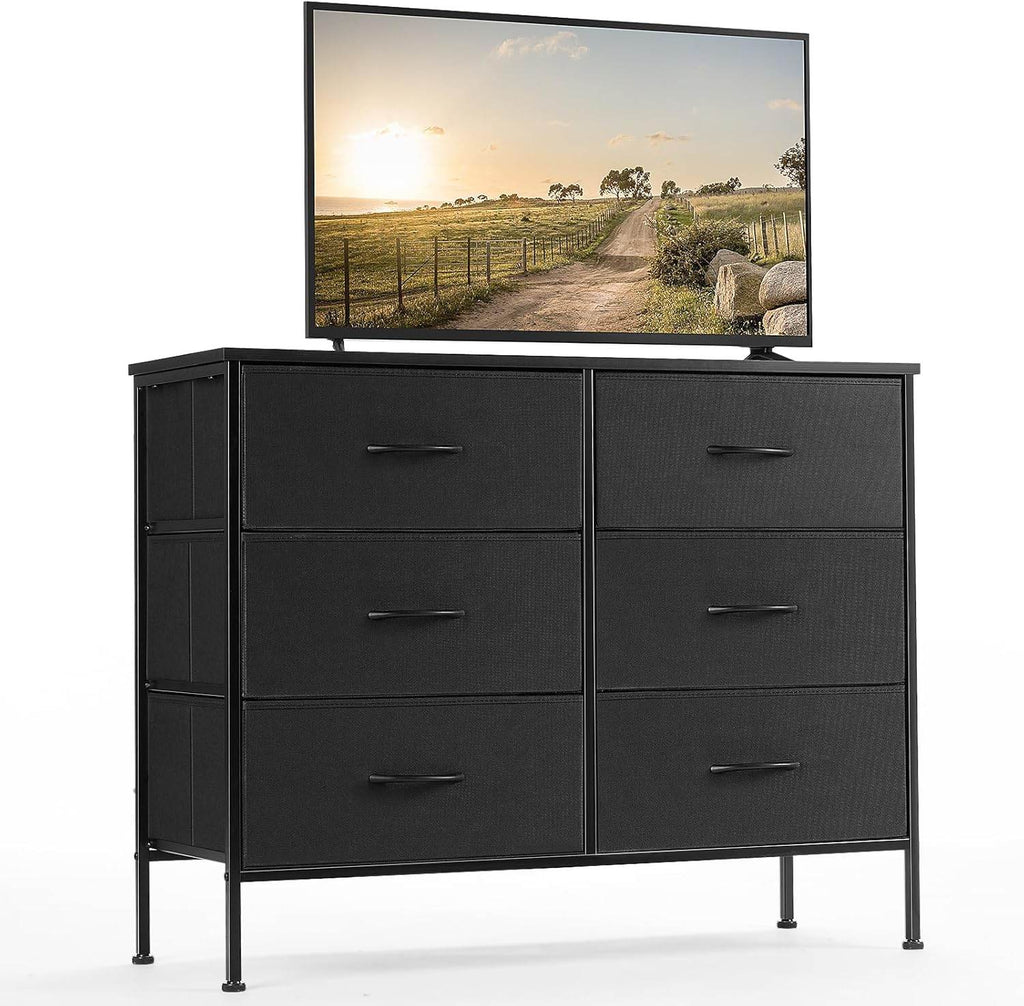 My Depot Bedroom Dresser with 6 Fabric Drawers
Black
SPMD-CAB-6BC-BK