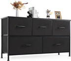 My Depot Dresser with 5 Fabric Drawers 
Black
SPMD-CAB-5BC-BK