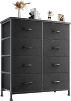 My Depot Bedroom Dresser with 8 Fabric Drawers 
Black
SPMD-CAB-8BC-BK