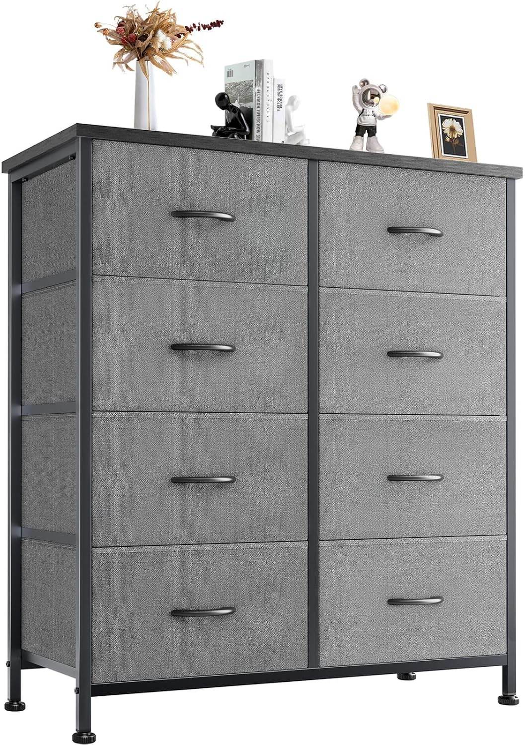 My Depot Bedroom Dresser with 8 Fabric Drawers
Light Gray
SPMD-CAB-8BC-GY