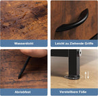 My Depot Bedroom Dresser with 8 Fabric Drawers 
Wasserdicht
Leicht zu Ziehende Griffe
Abriebfest
Verstellbare FuBe