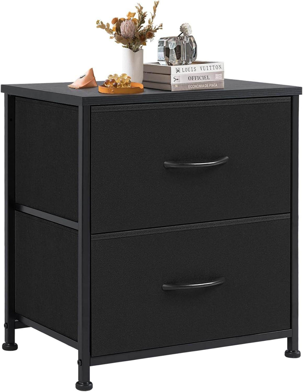 My Depot Nightstand with 2 Fabric Drawers
Black Version 2
SPMD-CAB-2BC-BK