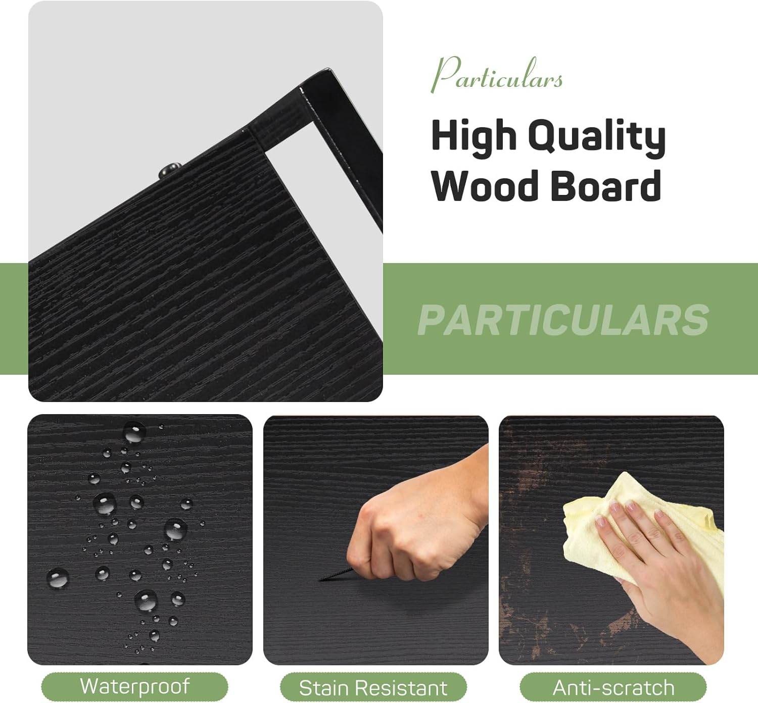 Shelf 5-Tier Modern Industrial Corner Storage Rack with Steel Shelves for Bedroom, Living Room, Kitchen or Home Office