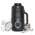 10-in-1 Nut Milk Maker, 40oz Blender Homemade Almond, Oat, Soy, Coconut Milk, Juice & Soup, Electric Bean Milk Machine with Delay Start/Auto-Clean/Boil Water/Keep Warm