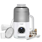 10-in-1 Nut Milk Maker, 40oz Blender Homemade Almond, Oat, Soy, Coconut Milk, Juice & Soup, Electric Bean Milk Machine with Delay Start/Auto-Clean/Boil Water/Keep Warm