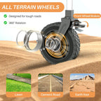 Collapsible Foldable Wagon Cart, Large Capacity Garden Beach Cart with All-Terrain Wheels, Heavy Duty Utility Grocery Wagon with Drink Holders for Shopping Sports Camping