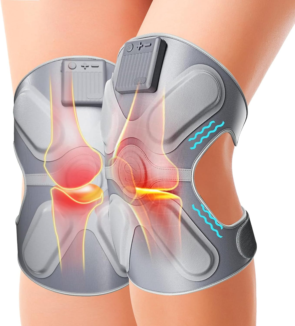 Cordless Knee Massager with Heat and Vibration to Relieve Knee Pain