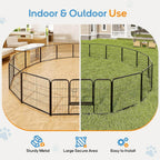 MyDepot Dog Playpen Suitable 
Indoor & Outdoor Use