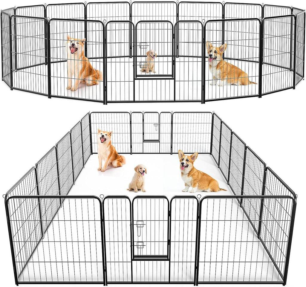 MyDepot Dog Playpen Suitable for Yards, Camping, RVs, Indoor/Outdoor Small/Medium/Large Pet Exercise Fences - My Depot