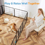 MyDepot Dog Playpen Suitable
Play & Relax Well Together