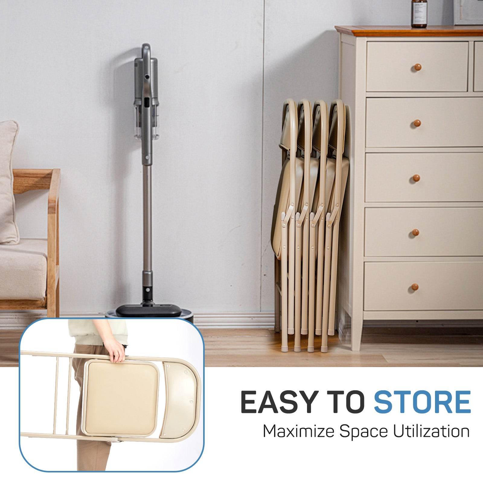 MyDepot Folding Chair 
EASY TO STORE