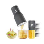 Ice Shaver Portable Blender 2 in 1 for Milkshakes and Smoothies, Cordless Electric, Rechargeable