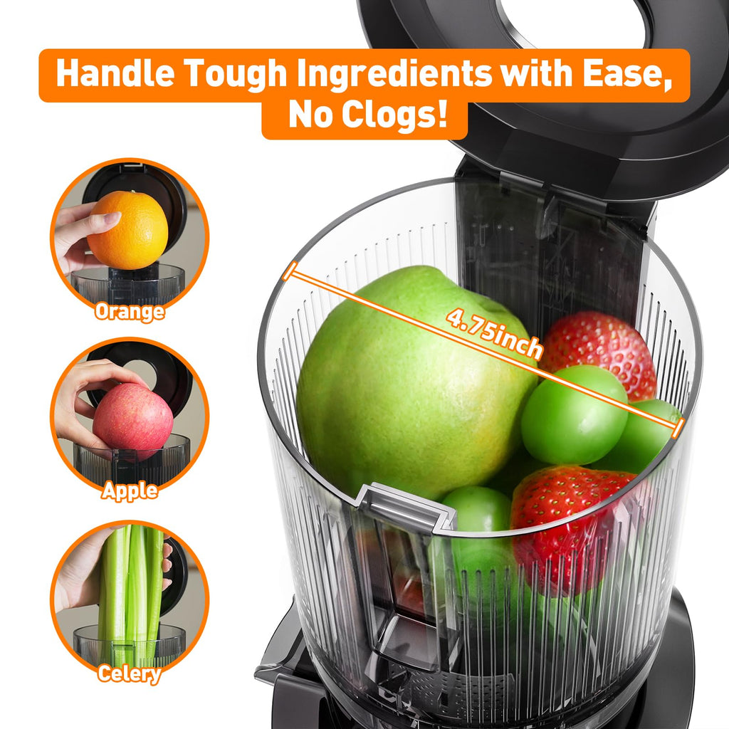 MyDepot Juicer Machines Handle Tough Ingredients with Ease, No Clogs!