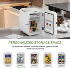 Mini Fridge Compact and Portable Suitable for Skin Care, Bedroom, Dormitory, Office, Car