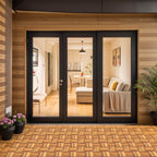 My Depot Outdoor Decking 12 in. W x 12 in. L Square Patio Natural Color Wood Interlocking Flooring Deck Tiles Straight Pattern - My Depot