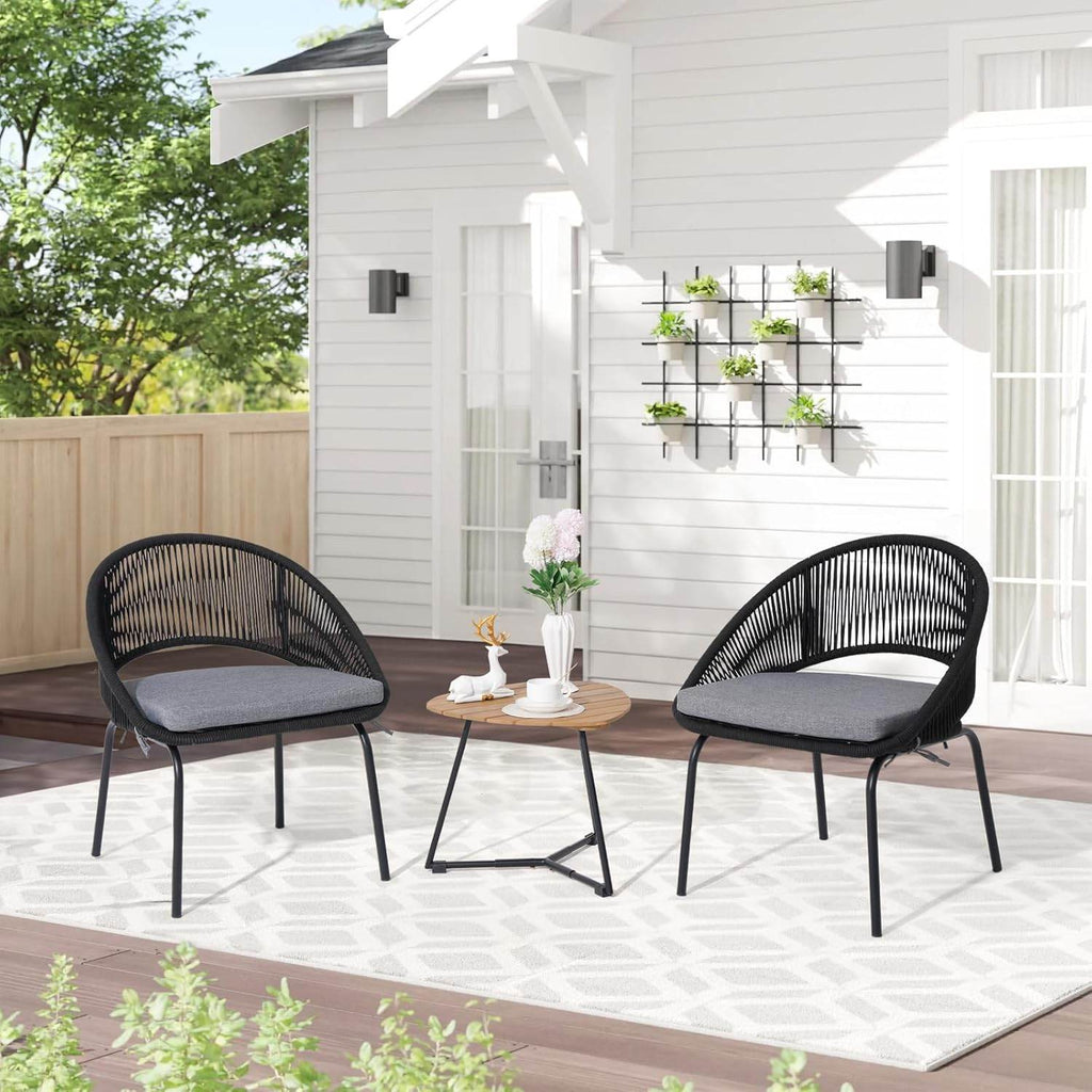 My Depot Outdoor Rattan Chair 3 Piece 
Gray
SPMD-OLKS21