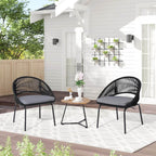 My Depot Outdoor Rattan Chair 3 Piece 
Gray
SPMD-OLKS21