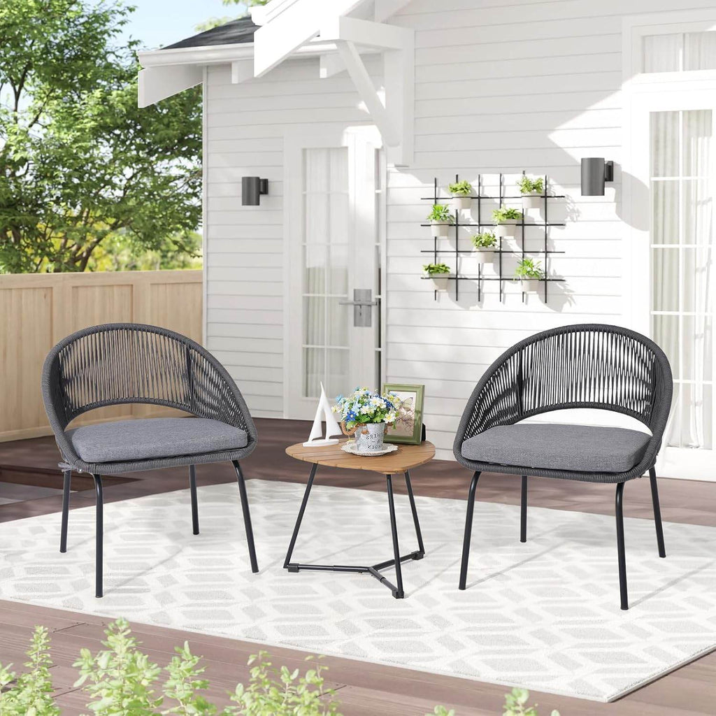 My Depot Outdoor Rattan Chair 3 Piece 
Gray
SPMD-OLKS21