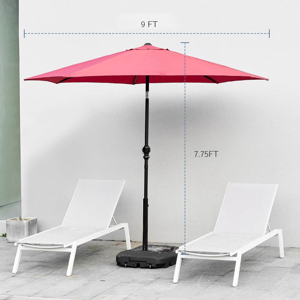 MyDepot Patio Umbrella 9 
Red
SPMD-UBL-P9FT-RD