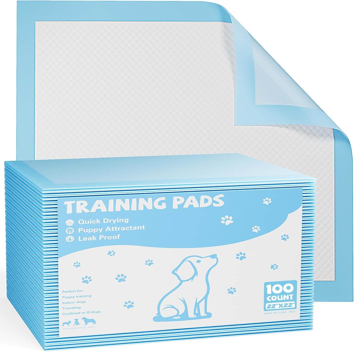 MyDepot Pet Pee Pads for Potty Training, Super Absorbent 6 Layers, Leak-Proof, Quick-Drying Surface - My Depot