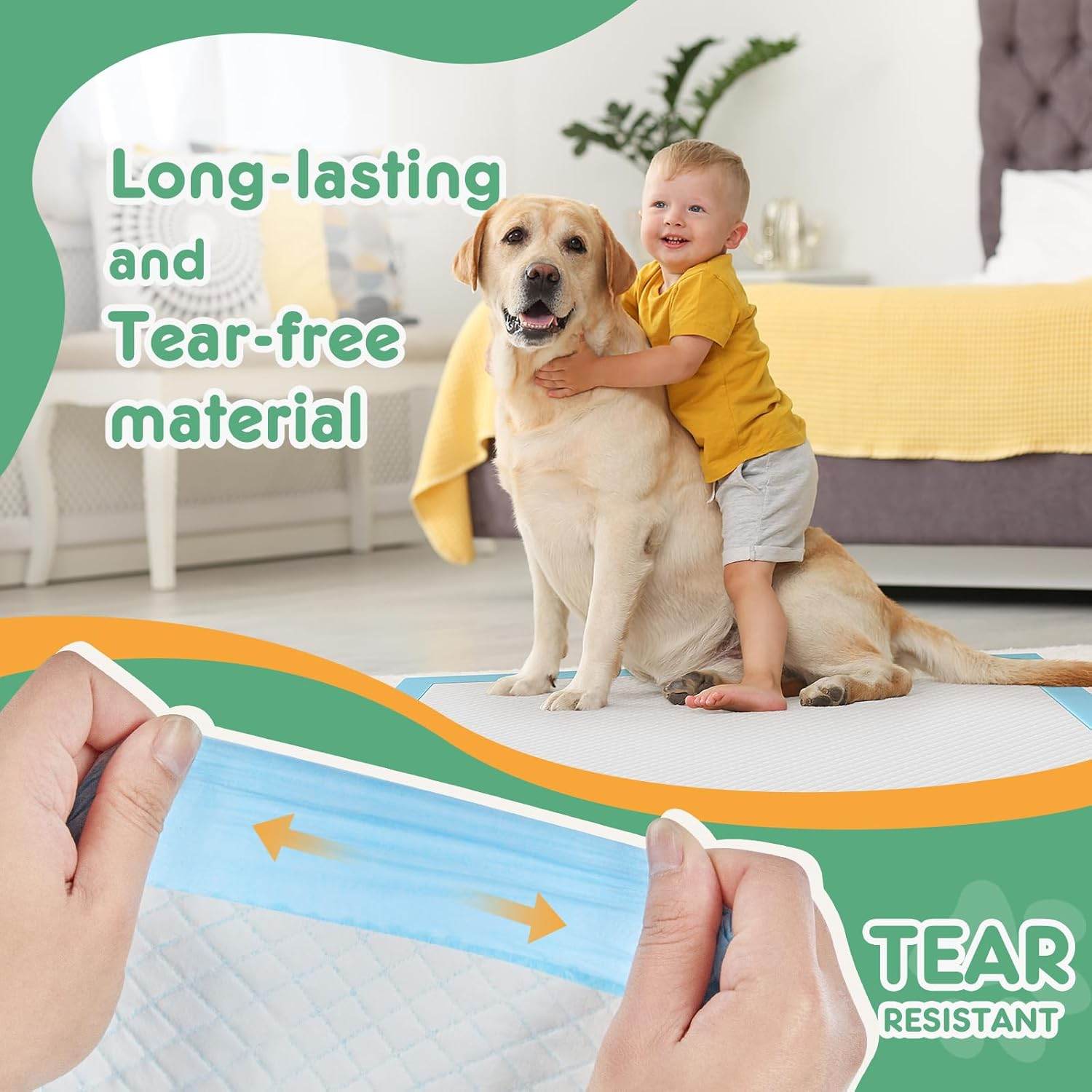 MyDepot Pet Pee Pads
Long-lasting
and
Tear-freematerial