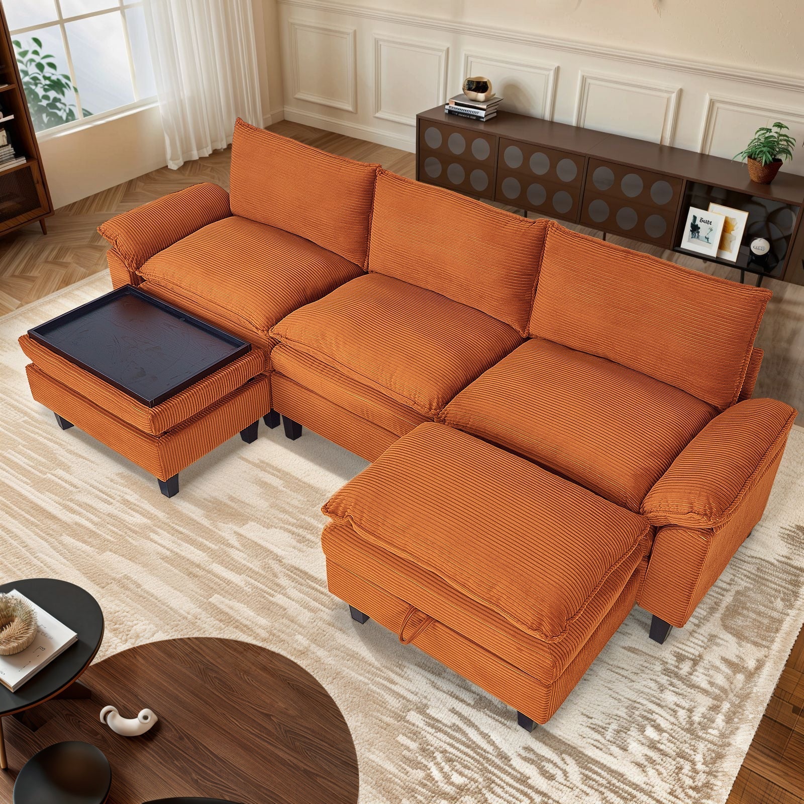 MyDepot Sectional Sofa Corduroy Cloud Couch
Caramel
SPMD-2181CL-3-1-1