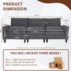 MyDepot Sectional Sofa Corduroy Cloud Couch
PRODUCT
DIMENSION
