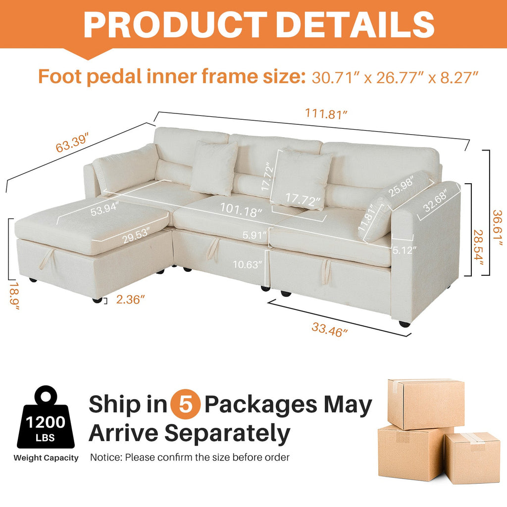 MyDepot Sectional Sofa with Storage Function
PRODUCT DETAILS