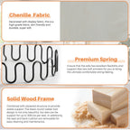 MyDepot Sectional Sofa with Storage Function
Chenille Fabric
Premium Spring
Solid Wood Frame