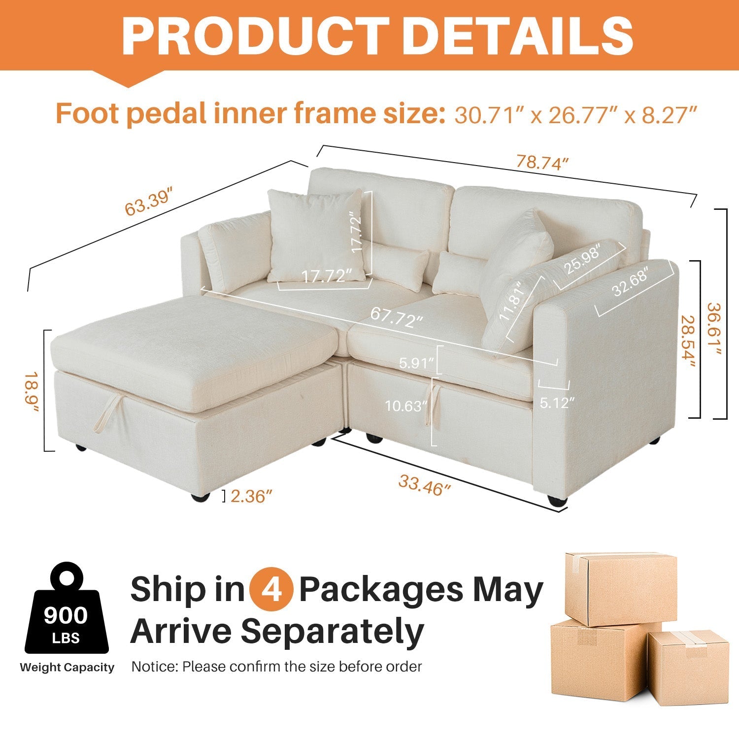 MyDepot Sectional Sofa with Storage Function
PRODUCT DETAILS