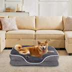 MyDepot Square Pet Bed 
Gray