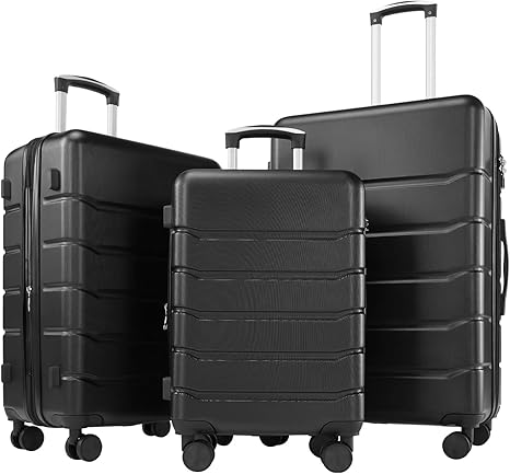 Luggage Suitcase with TSA Lock, Hard Shell Rolling Suitcase with Spinner Wheels, Expandable Lightweight Luggage