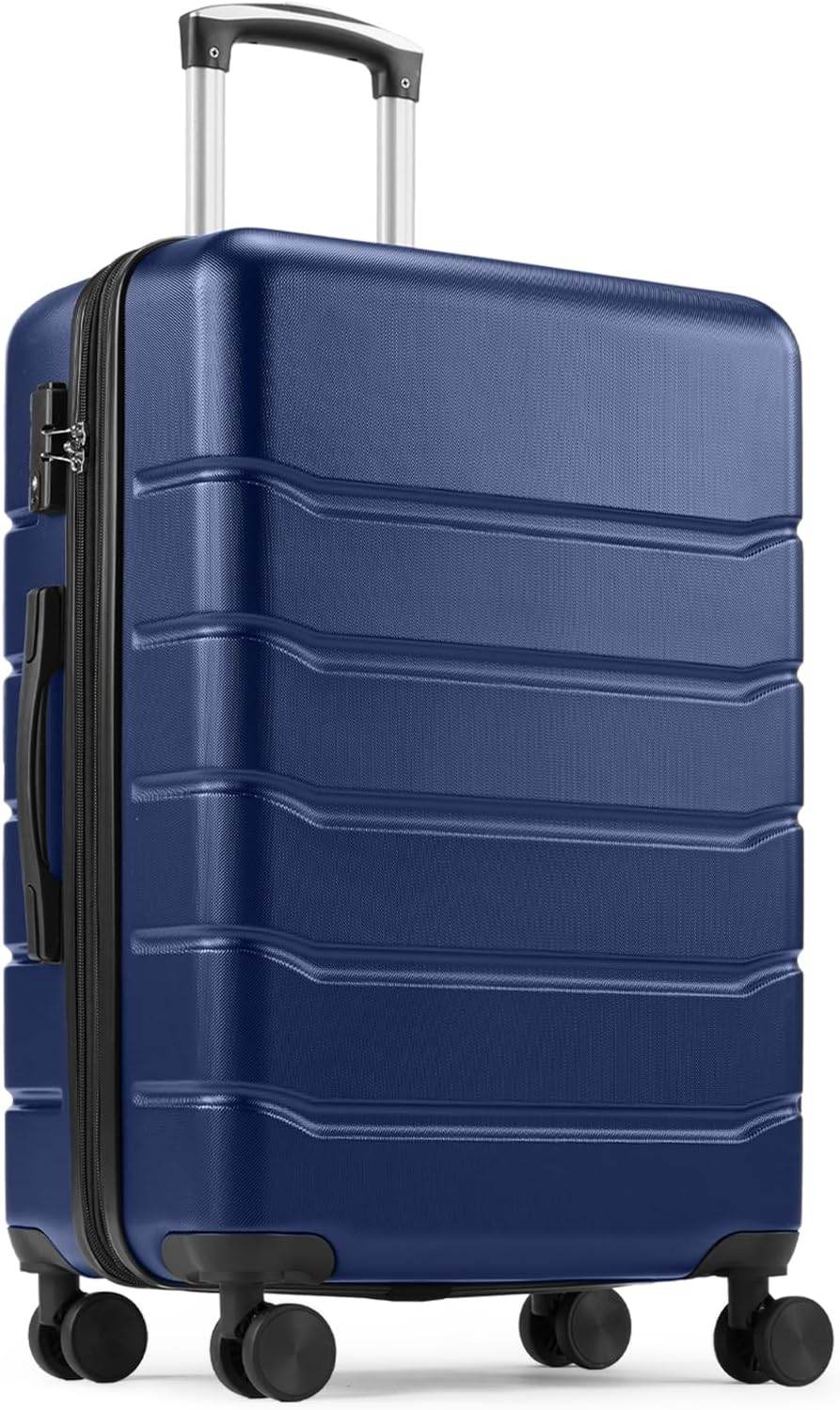 Luggage Suitcase with TSA Lock, Hard Shell Rolling Suitcase with Spinner Wheels, Expandable Lightweight Luggage