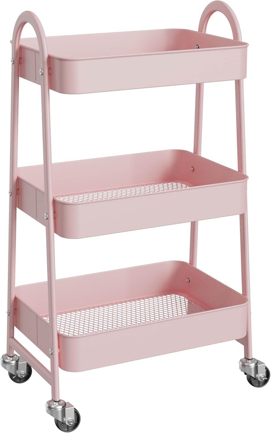 MyDepot Utility Cart 3-Tier Kitchen Storage Rack 
Pink
SPMD-SN-TC3L-PK