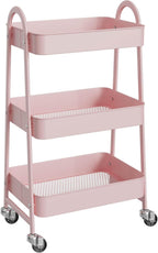 MyDepot Utility Cart 3-Tier Kitchen Storage Rack 
Pink
SPMD-SN-TC3L-PK