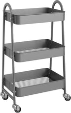MyDepot Utility Cart 3-Tier Kitchen Storage Rack 
Gray
SPMD-SN-TC3L-GY