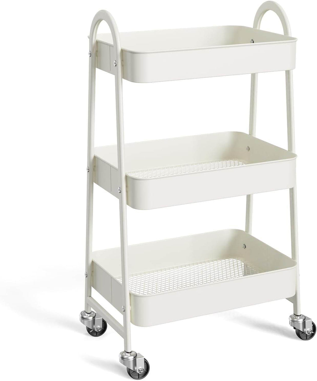 MyDepot Utility Cart 3-Tier Kitchen Storage Rack
White
SPMD-SN-TC3L-WT 
